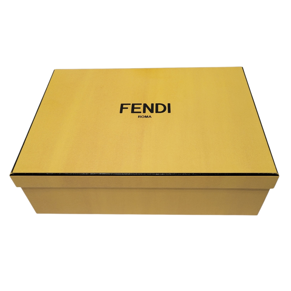 Fendi Roma Gift Box Logo Empty Shoe Storage Decorative Organizer 10 x 7 x 3 in